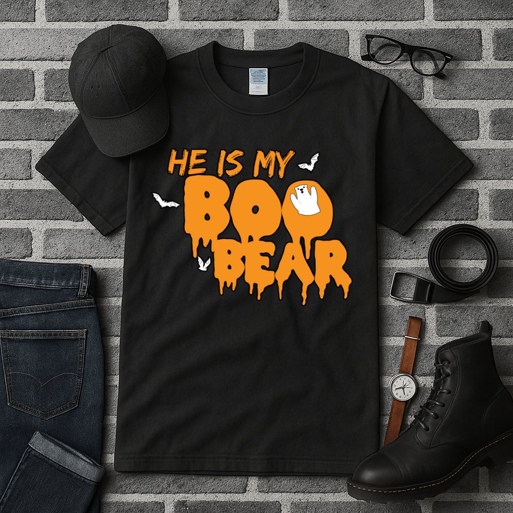 He Is My Boo Bear Tall T-Shirt