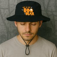 He Is My Boo Bear Bucket Hat