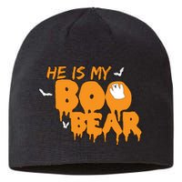 He Is My Boo Bear Sustainable Beanie