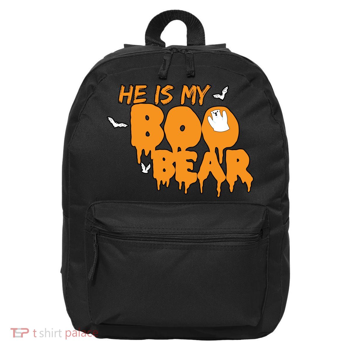 He Is My Boo Bear 16 in Basic Backpack