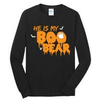 He Is My Boo Bear Tall Long Sleeve T-Shirt