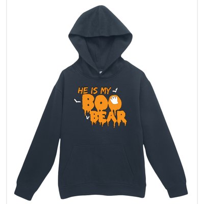 He Is My Boo Bear Urban Pullover Hoodie