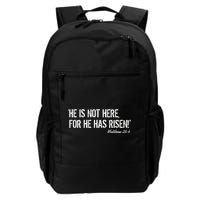 He is Not HERE, For He Has RISEN Matthew 28:6 Jesus Backpack