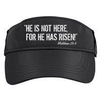 He is Not HERE, For He Has RISEN Matthew 28:6 Jesus Adult Drive Performance Visor