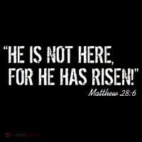 He is Not HERE, For He Has RISEN Matthew 28:6 Jesus Mesh Reversible Basketball Jersey Tank