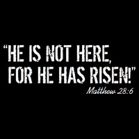 He is Not HERE, For He Has RISEN Matthew 28:6 Jesus Wool Snapback Cap
