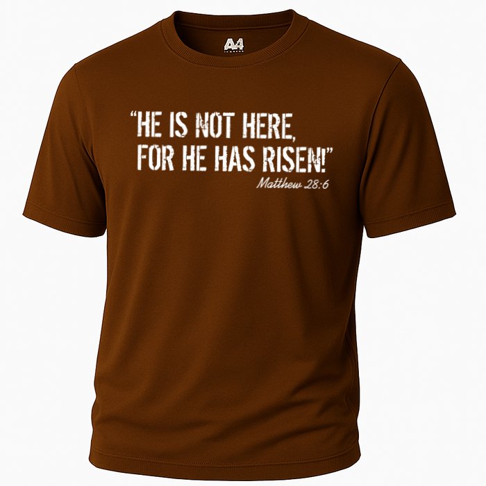 He is Not HERE, For He Has RISEN Matthew 28:6 Jesus Performance Shirt