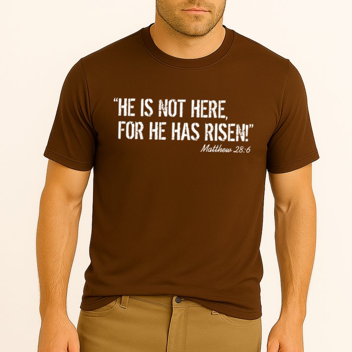 He is Not HERE, For He Has RISEN Matthew 28:6 Jesus Performance Shirt