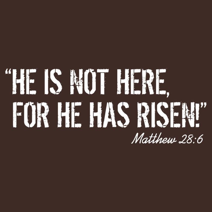 He is Not HERE, For He Has RISEN Matthew 28:6 Jesus Performance Shirt