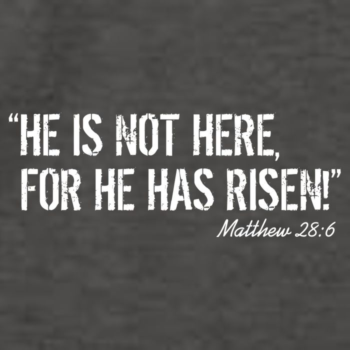 He is Not HERE, For He Has RISEN Matthew 28:6 Jesus Vector Backpack