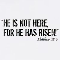 He is Not HERE, For He Has RISEN Matthew 28:6 Jesus Garment-Dyed Sweatshirt