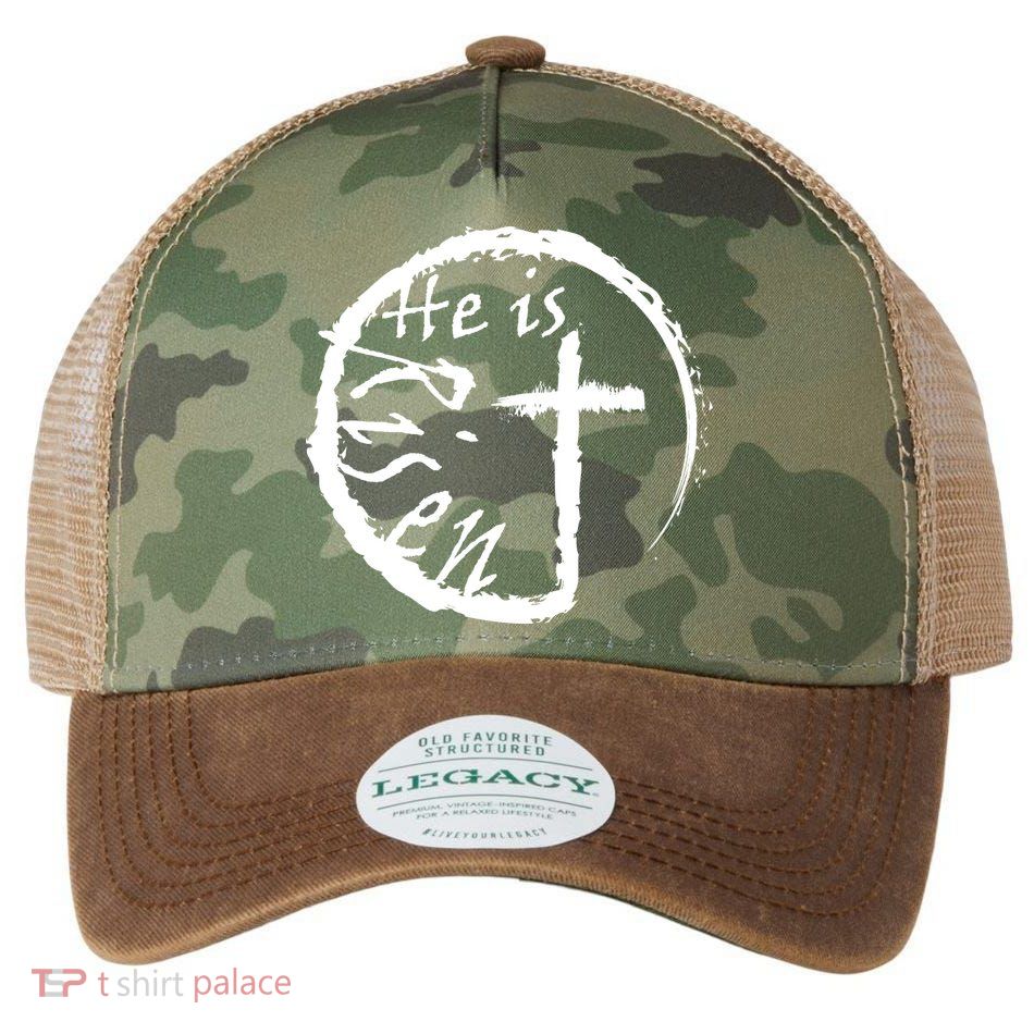 He Is Risen Legacy Tie Dye Trucker Hat