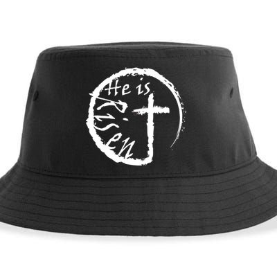 He Is Risen Sustainable Bucket Hat