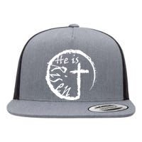 He Is Risen Flat Bill Trucker Hat