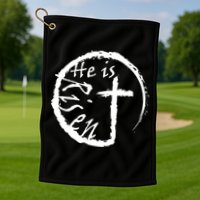 He Is Risen Golf Towel