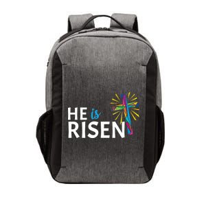 He Is Risen Colorful Cross Vector Backpack