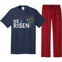 He Is Risen Colorful Cross Pajama Set