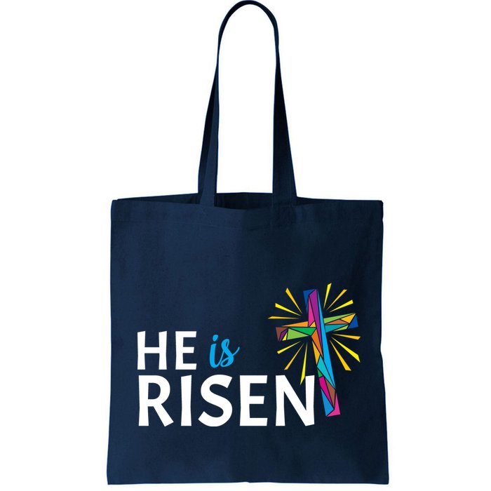 He Is Risen Colorful Cross Bag