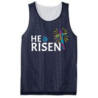 He Is Risen Colorful Cross Mesh Reversible Basketball Jersey Tank