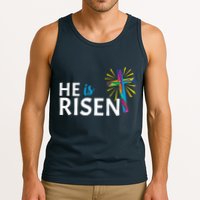 He Is Risen Colorful Cross Tank Top