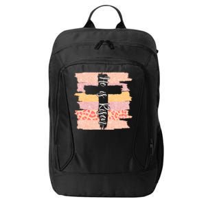 He Is Risen Easter Resurrection Jesus City Backpack