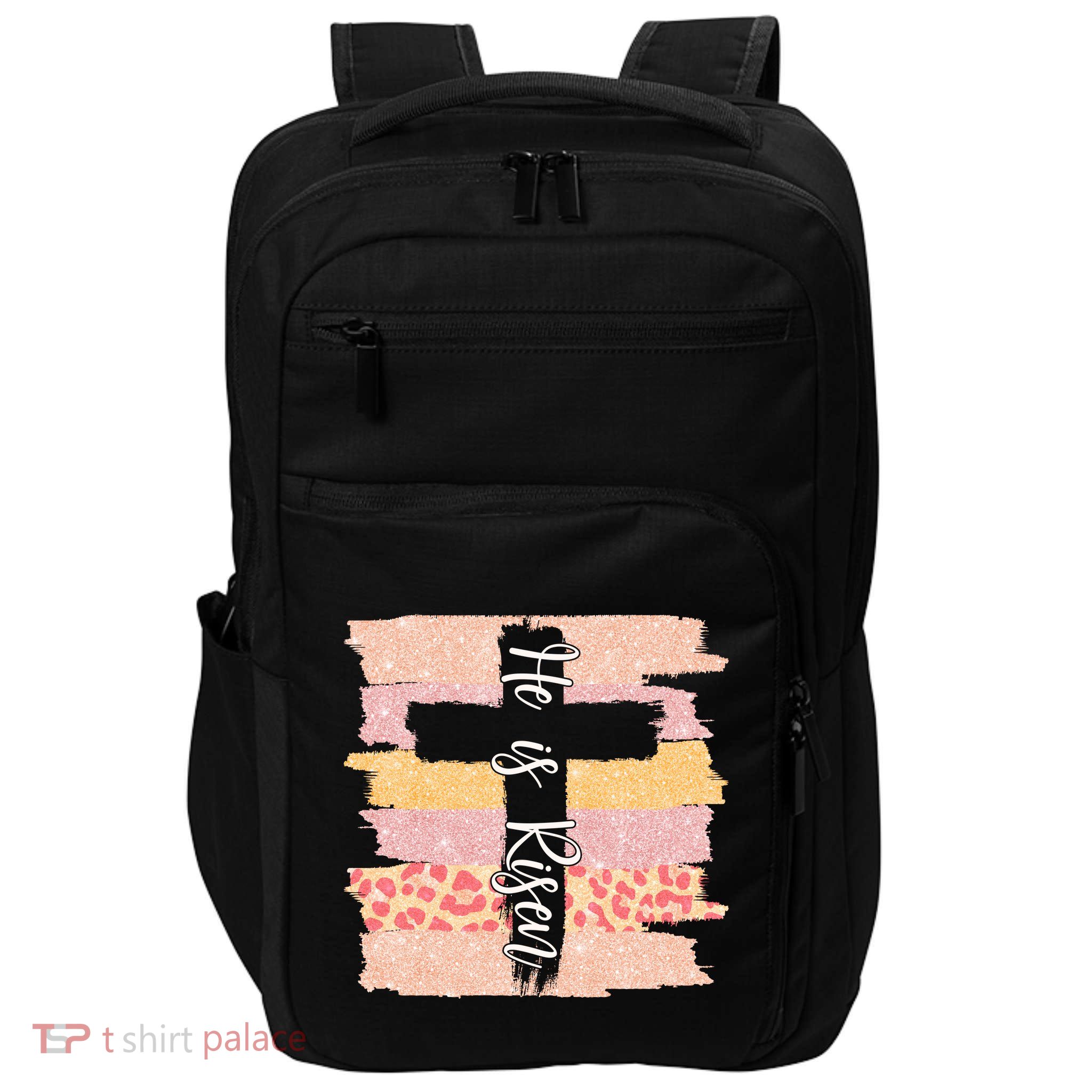 He Is Risen Easter Resurrection Jesus Impact Tech Backpack