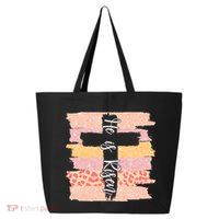 He Is Risen Easter Resurrection Jesus 25L Jumbo Tote