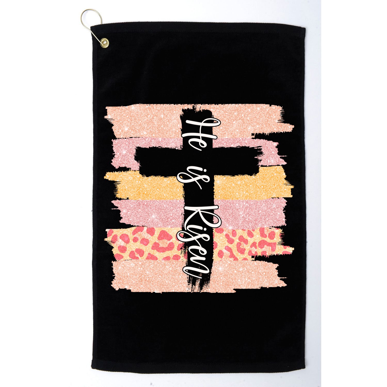He Is Risen Easter Resurrection Jesus Golf Towel