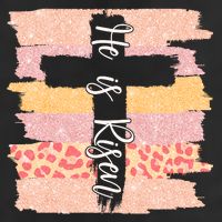 He Is Risen Easter Resurrection Jesus Golf Towel