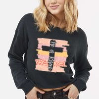 He Is Risen Easter Resurrection Jesus Cropped Pullover Crew