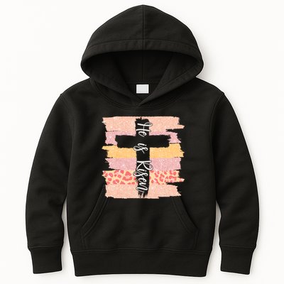 He Is Risen Easter Resurrection Jesus Kids Hoodie
