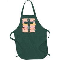 He Is Risen Easter Resurrection Jesus Full-Length Apron With Pockets