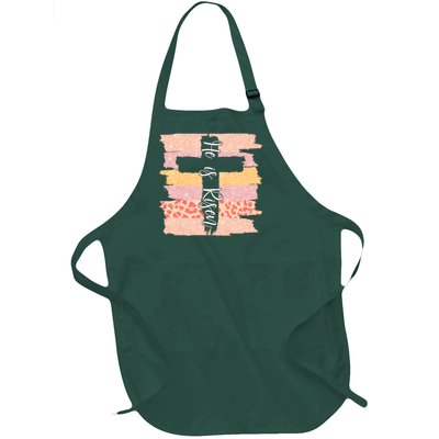 He Is Risen Easter Resurrection Jesus Full-Length Apron With Pockets