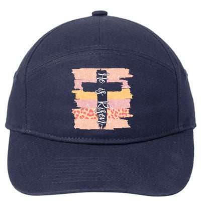 He Is Risen Easter Resurrection Jesus 7-Panel Snapback Hat