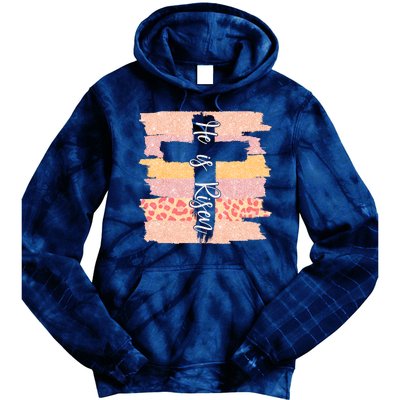 He Is Risen Easter Resurrection Jesus Tie Dye Hoodie