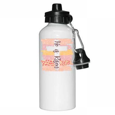 He Is Risen Easter Resurrection Jesus Aluminum Water Bottle