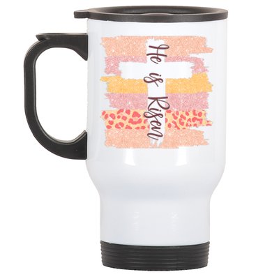 He Is Risen Easter Resurrection Jesus Stainless Steel Travel Mug