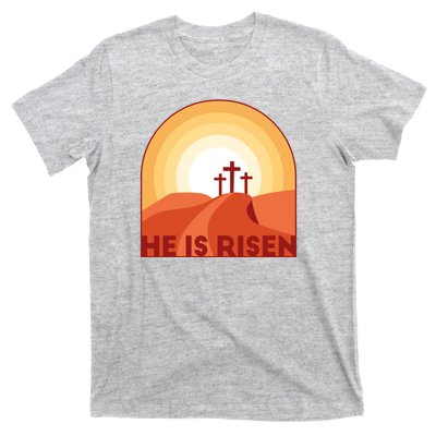 He Is Risen Sunset Jesus Christian T-Shirt