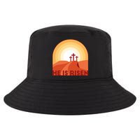 He Is Risen Sunset Jesus Christian Cool Comfort Performance Bucket Hat