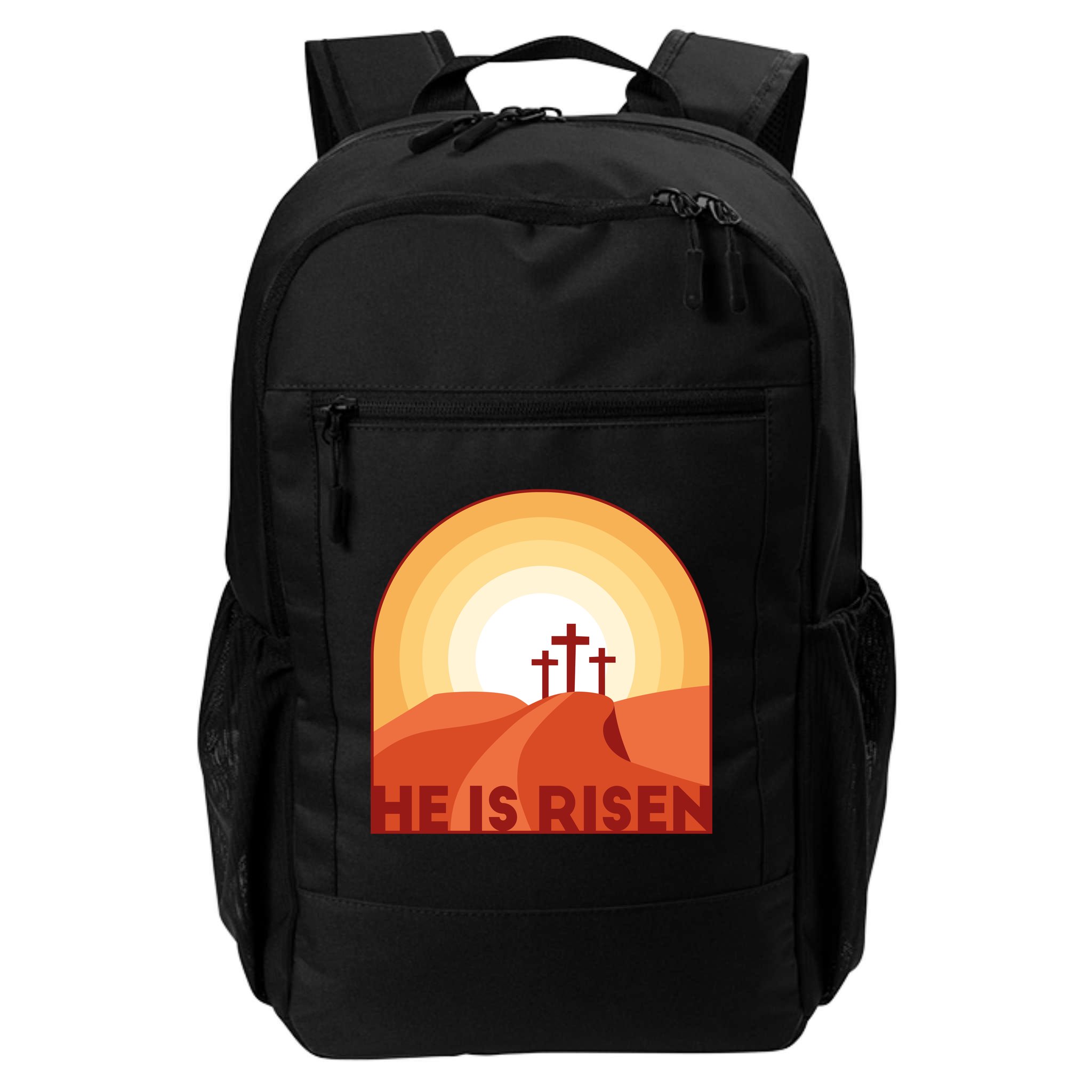 He Is Risen Sunset Jesus Christian Backpack