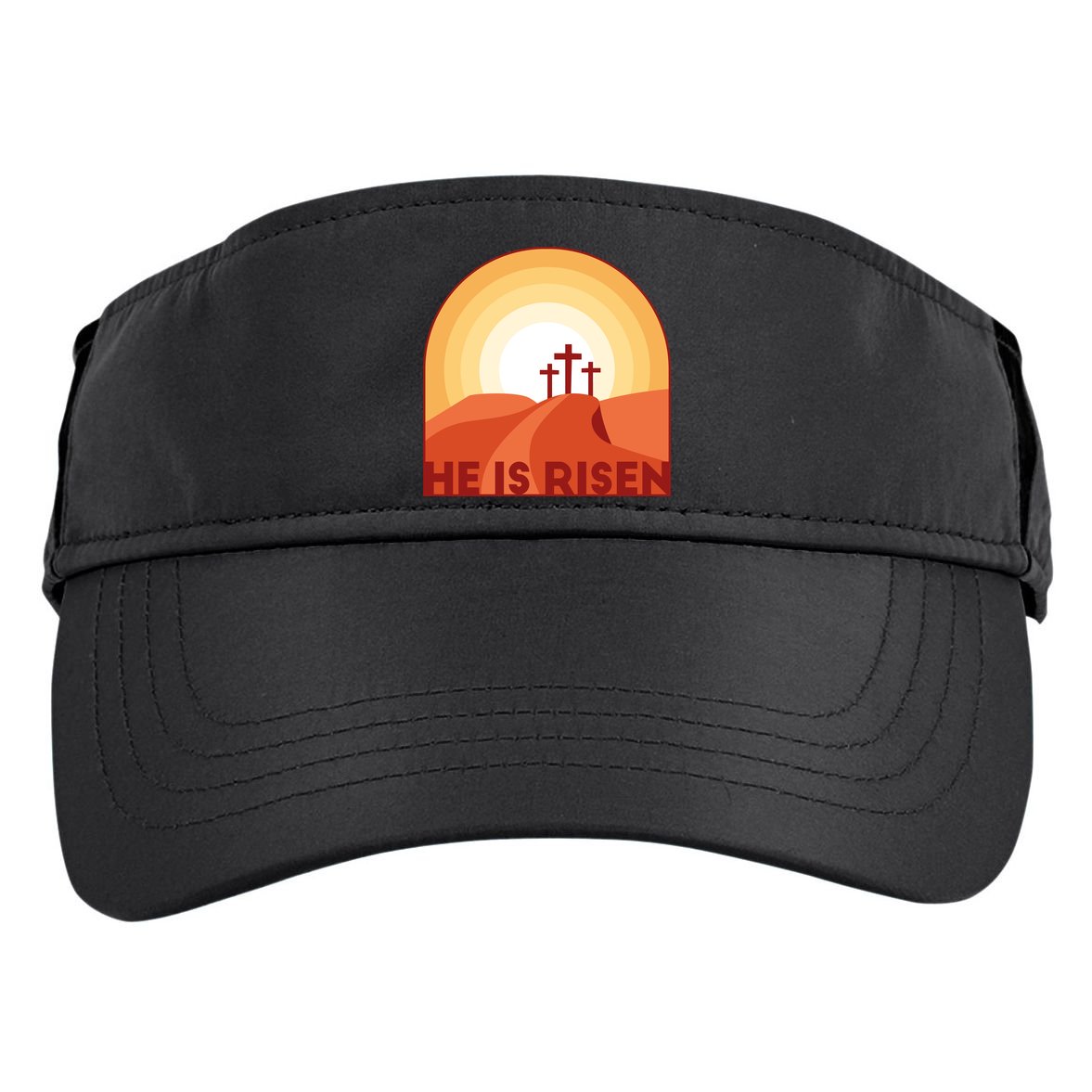 He Is Risen Sunset Jesus Christian Adult Drive Performance Visor