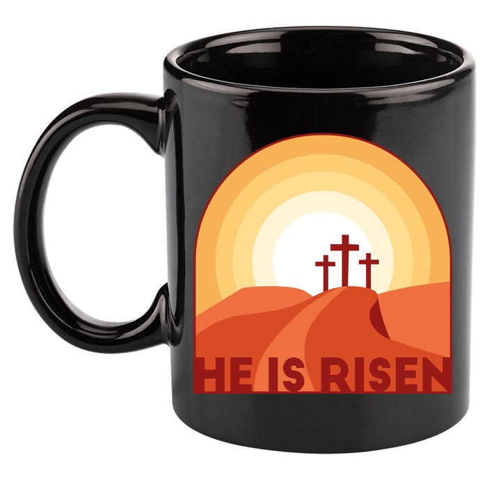He Is Risen Sunset Jesus Christian 11oz C Handle Ceramic Mug