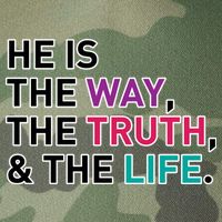 He Is The Way The Truth The Life Legacy Tie Dye Trucker Hat