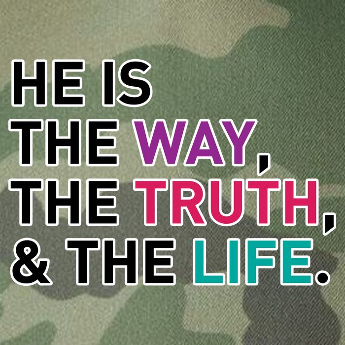He Is The Way The Truth The Life Legacy Tie Dye Trucker Hat