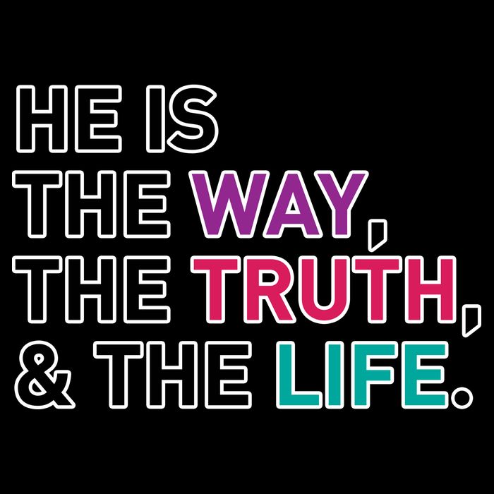 He Is The Way The Truth The Life Hoodie