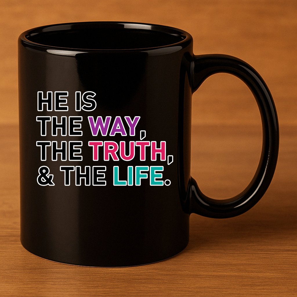 He Is The Way The Truth The Life 11oz C Handle Ceramic Mug