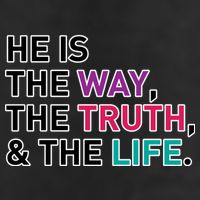 He Is The Way The Truth The Life 25L Jumbo Tote