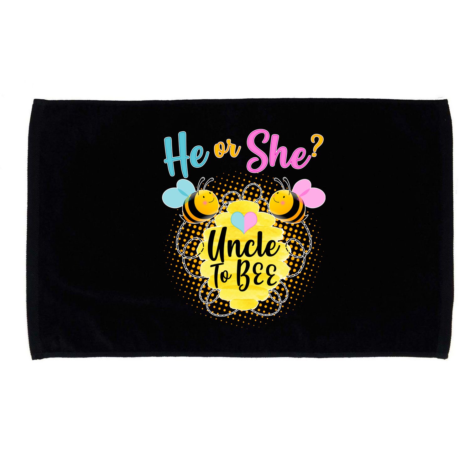 He or She? Uncle to Bee Microfiber Hand Towel