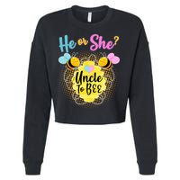 He or She? Uncle to Bee Cropped Pullover Crew