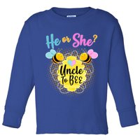 He or She? Uncle to Bee Toddler Long Sleeve Shirt